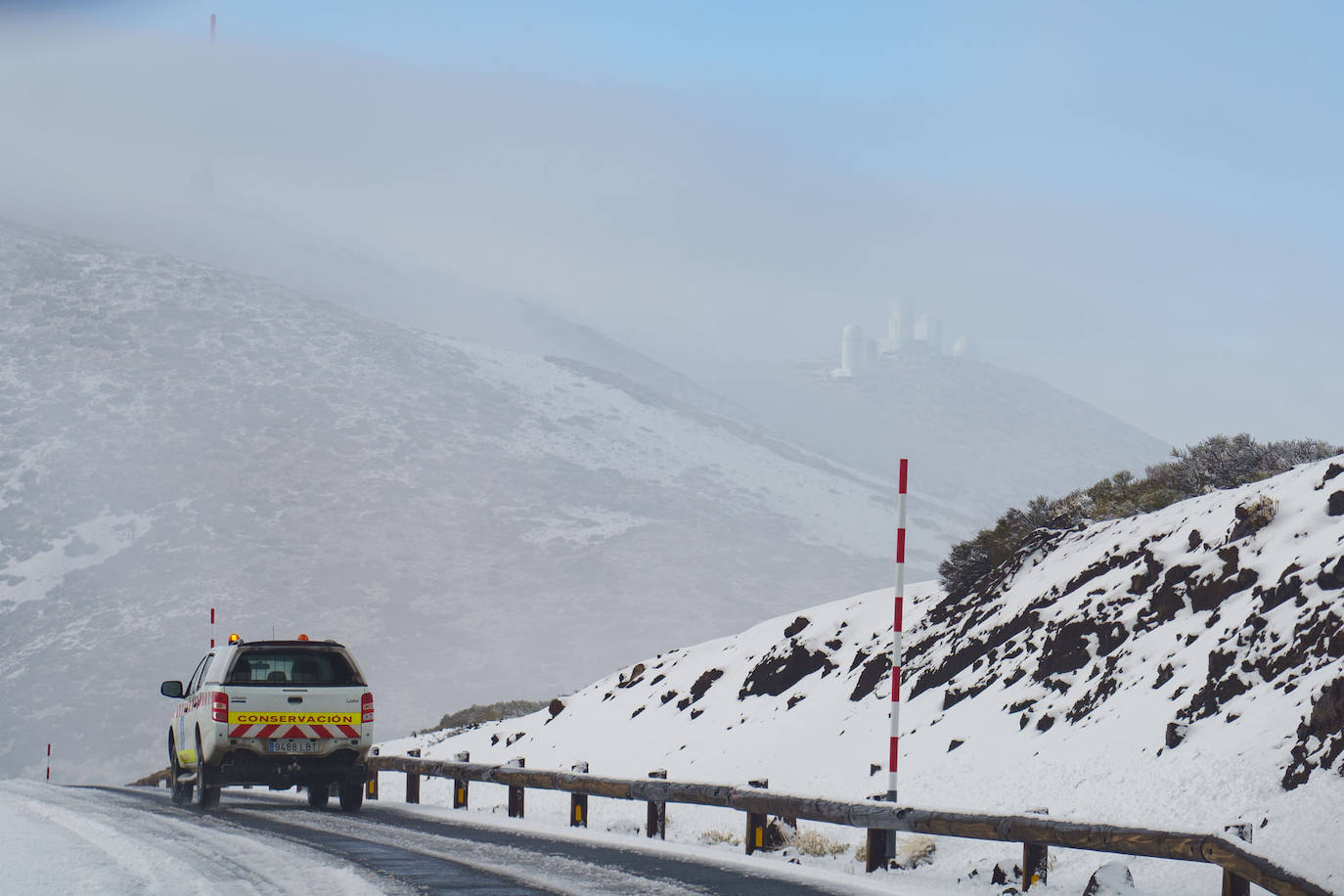 Fotos: Los accesos al Teide vuelven a estar abiertos
