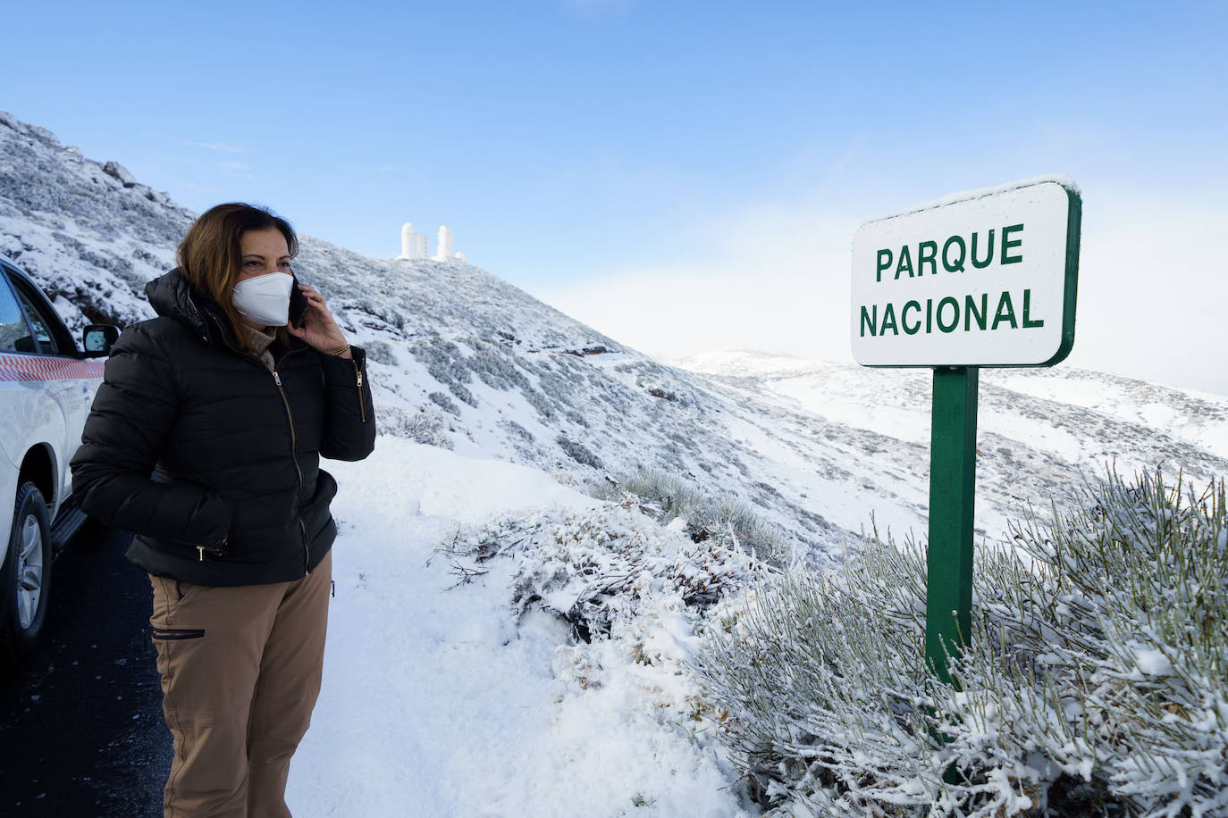 Fotos: Los accesos al Teide vuelven a estar abiertos