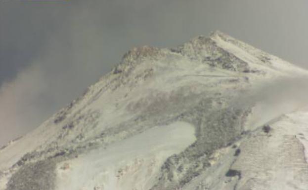 Imagen del Teide en el observatorio de Izaña.