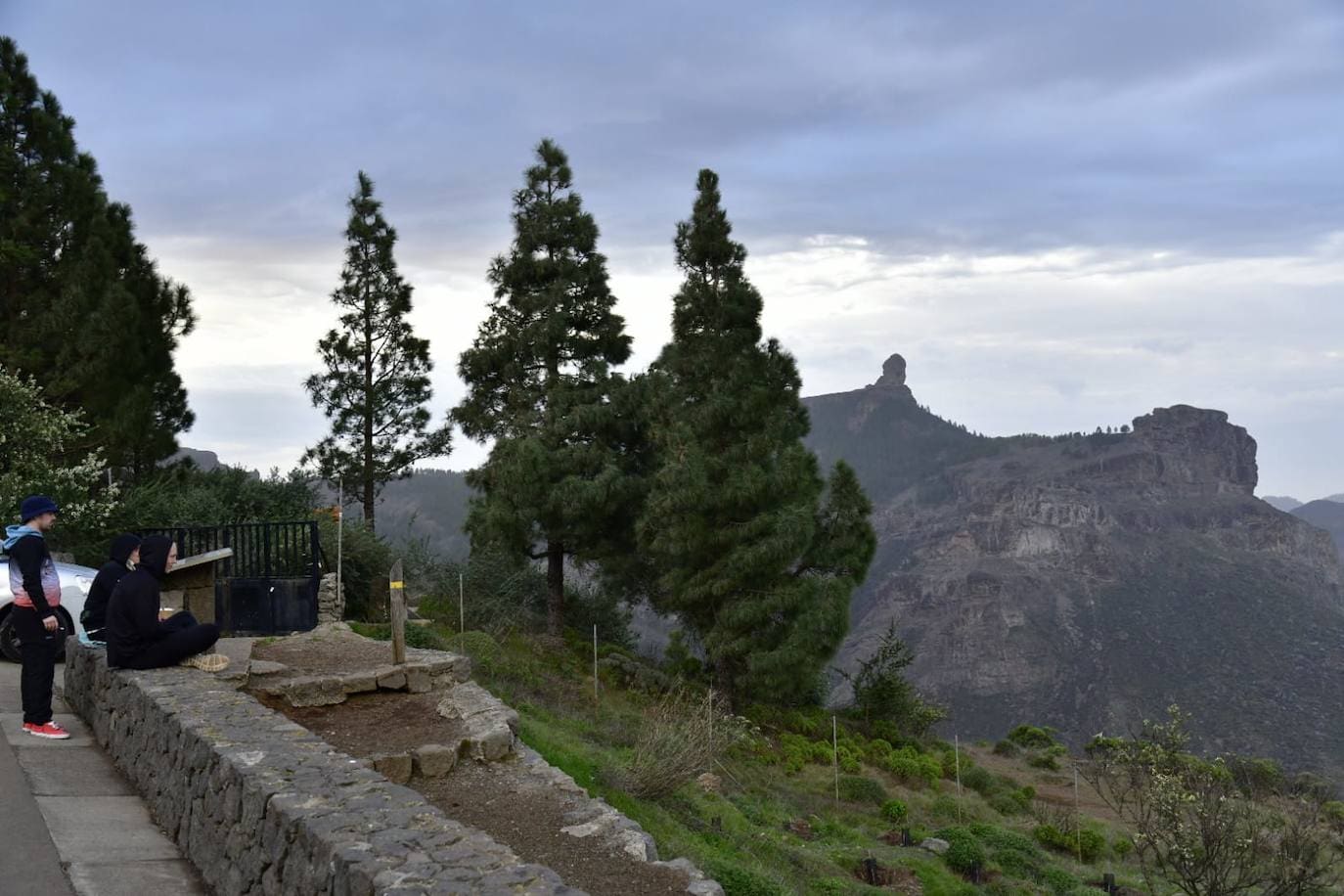 Fotos: Granizo, calima y tormentas en la cumbre de Gran Canaria