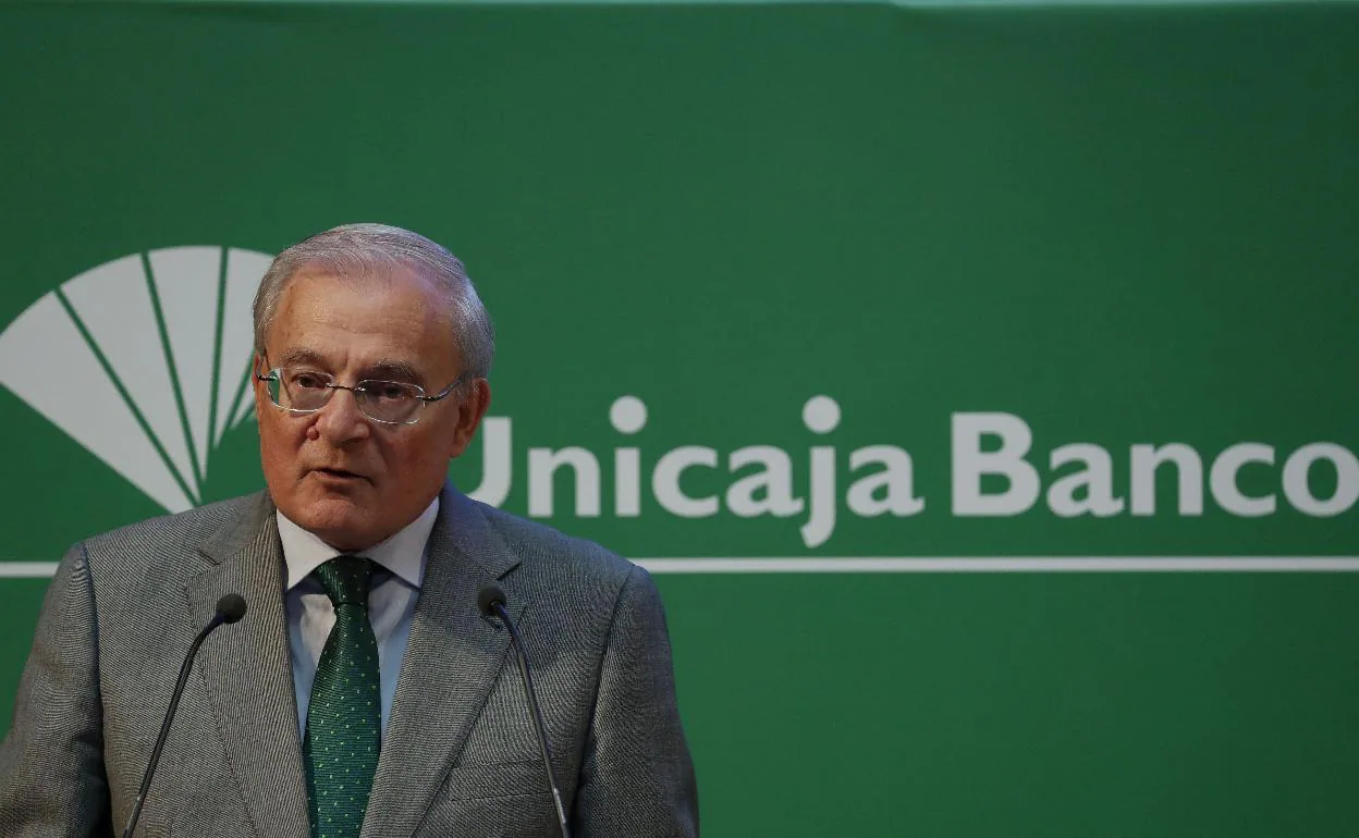 El presidente de Unicaja Banco, Manuel Azuaga. 