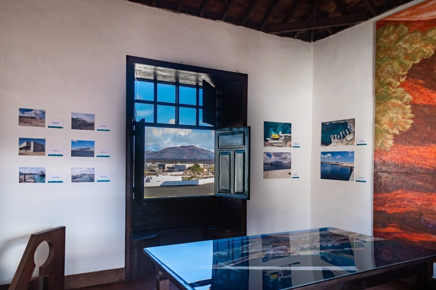 Detalle de la muestra. 