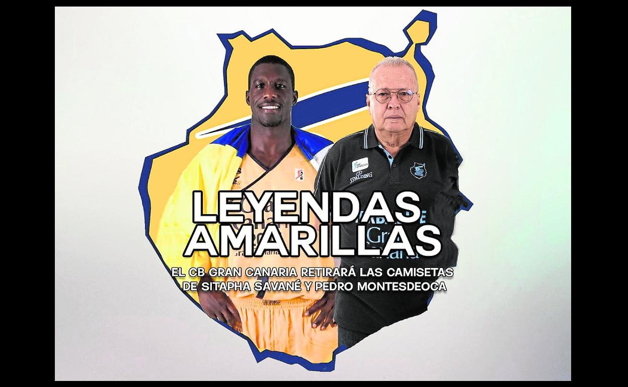 Imagen de la comunicación del Gran Canaria para adelantar que retirará ambas camisetas en el Arena. 