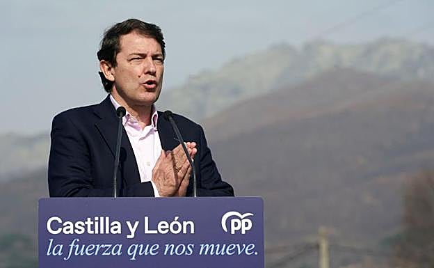 Alfonso Fernández Mañueco, candidato del PP. 