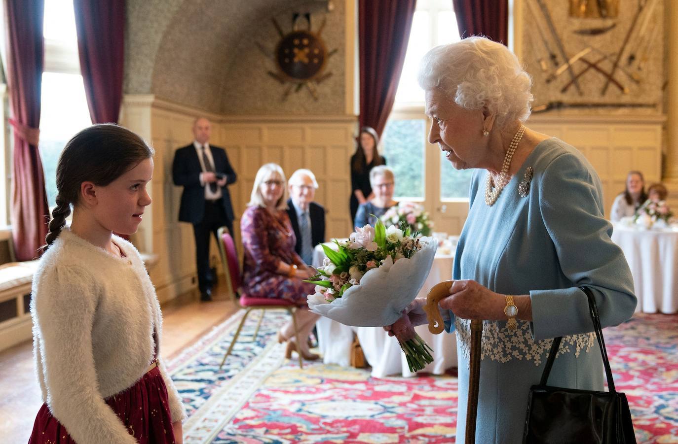 Fotos: Así celebró la reina Isabel sus 70 años en el trono de Inglaterra