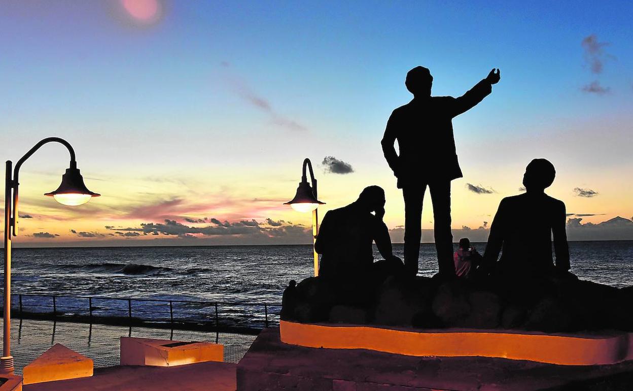 Imagen tomada en el paseo de Arinaga, en Agüimes.