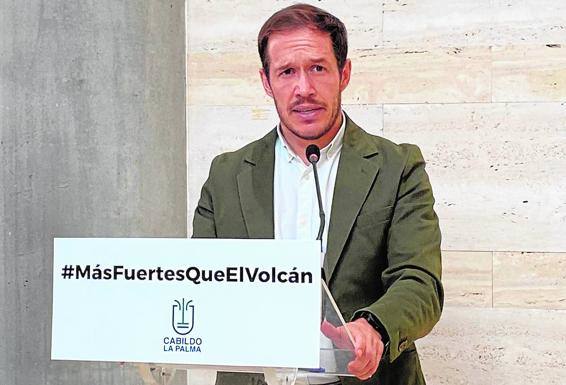 Mariano Hernández Zapata, presidente del Cabildo de La Palma. 