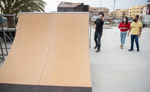 Parque de skate para rato en Gran Tarajal