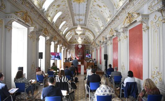 Imagen de archivo de un pleno municipal. 