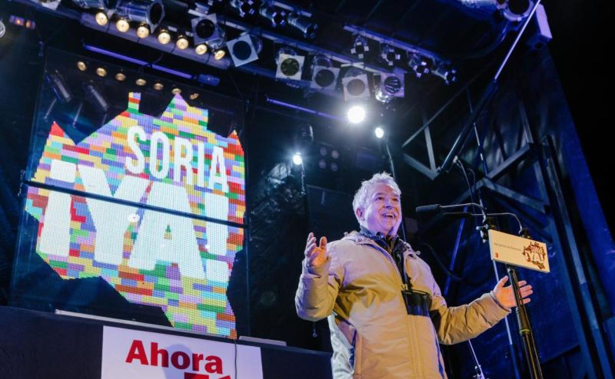El candidato a la Presidencia de la Junta de Castilla y León por ¡Soria ya!, Ángel Ceña 