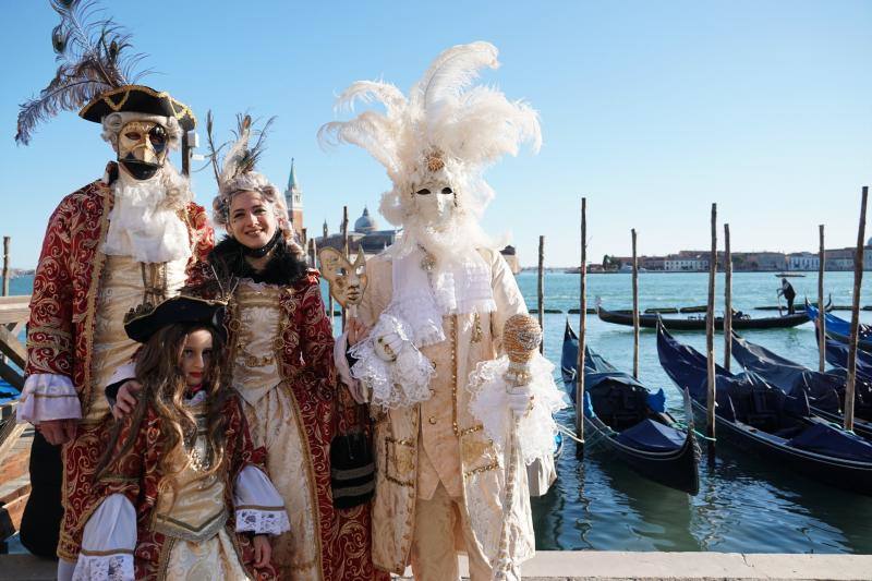 Fotos: Venecia presume de carnaval en pandemia