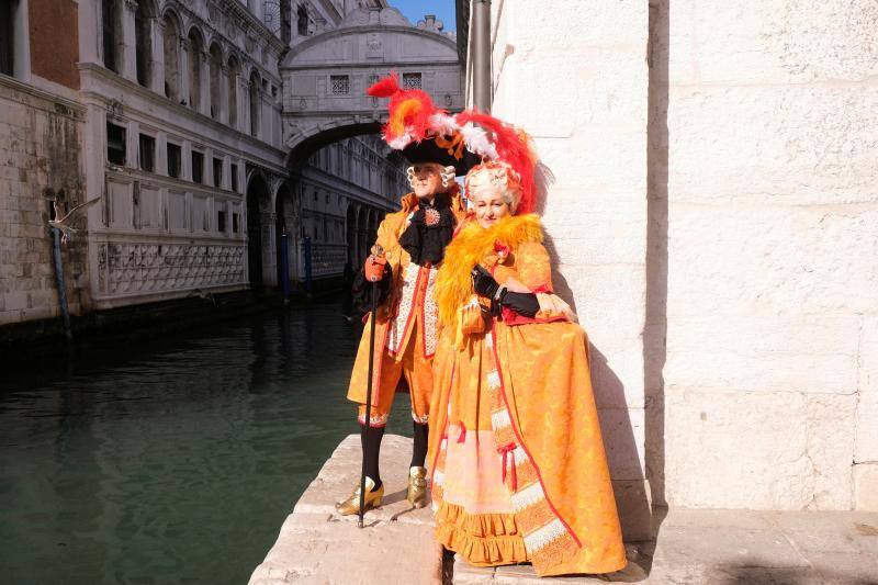 Fotos: Venecia presume de carnaval en pandemia
