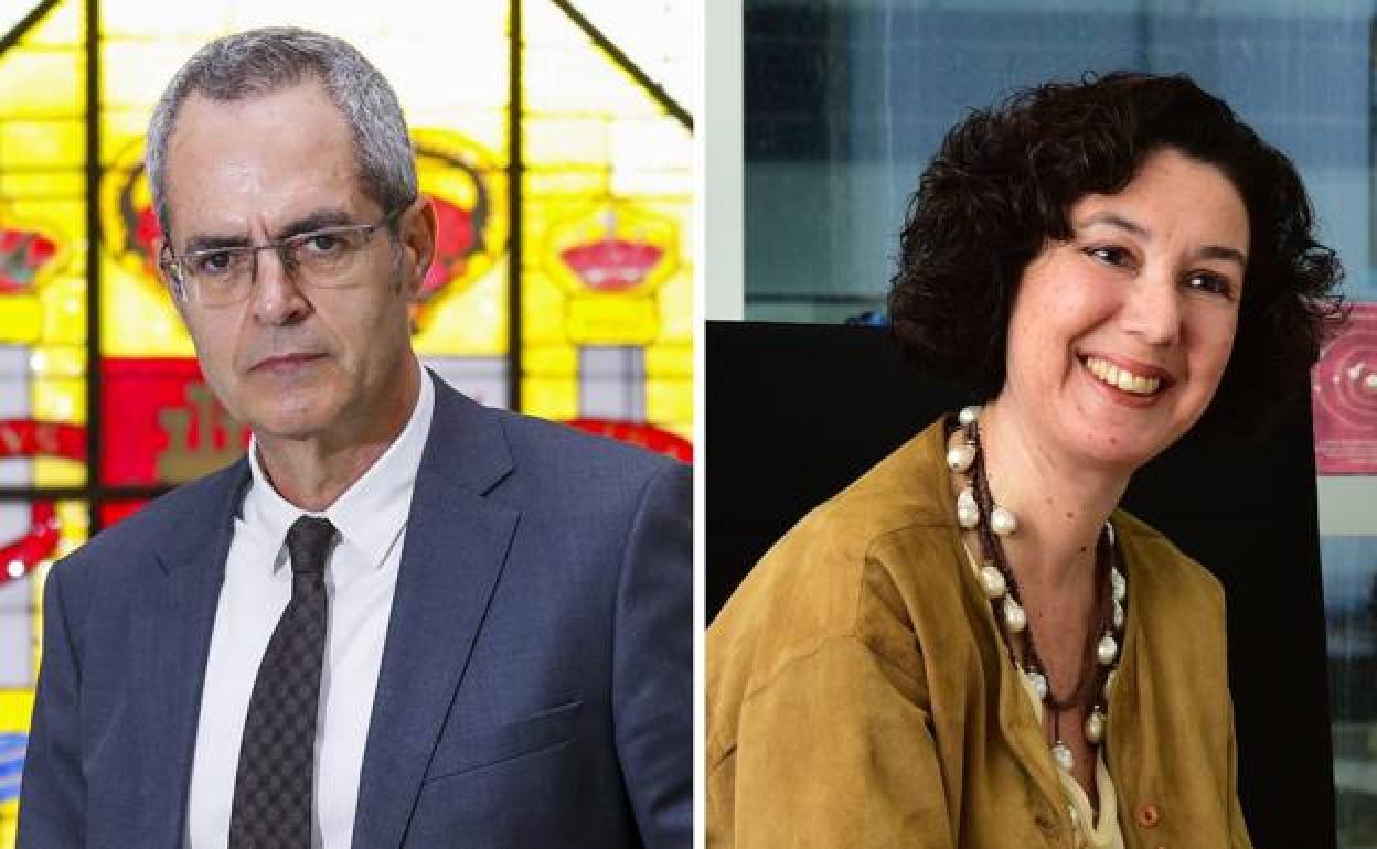 En la imagen, Luis del Río y Beatriz Sánchez. 