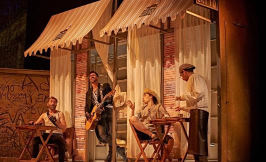 Una escena del montaje. 