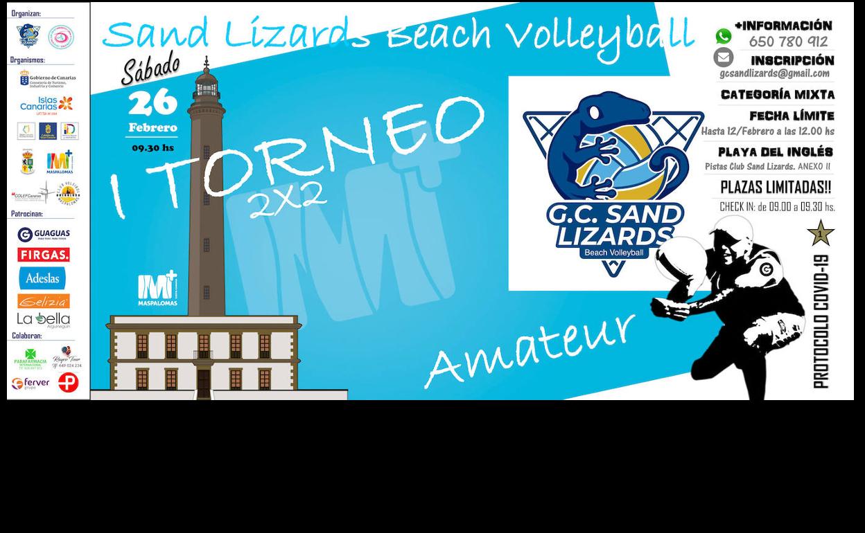 Cartel oficial del torneo. 