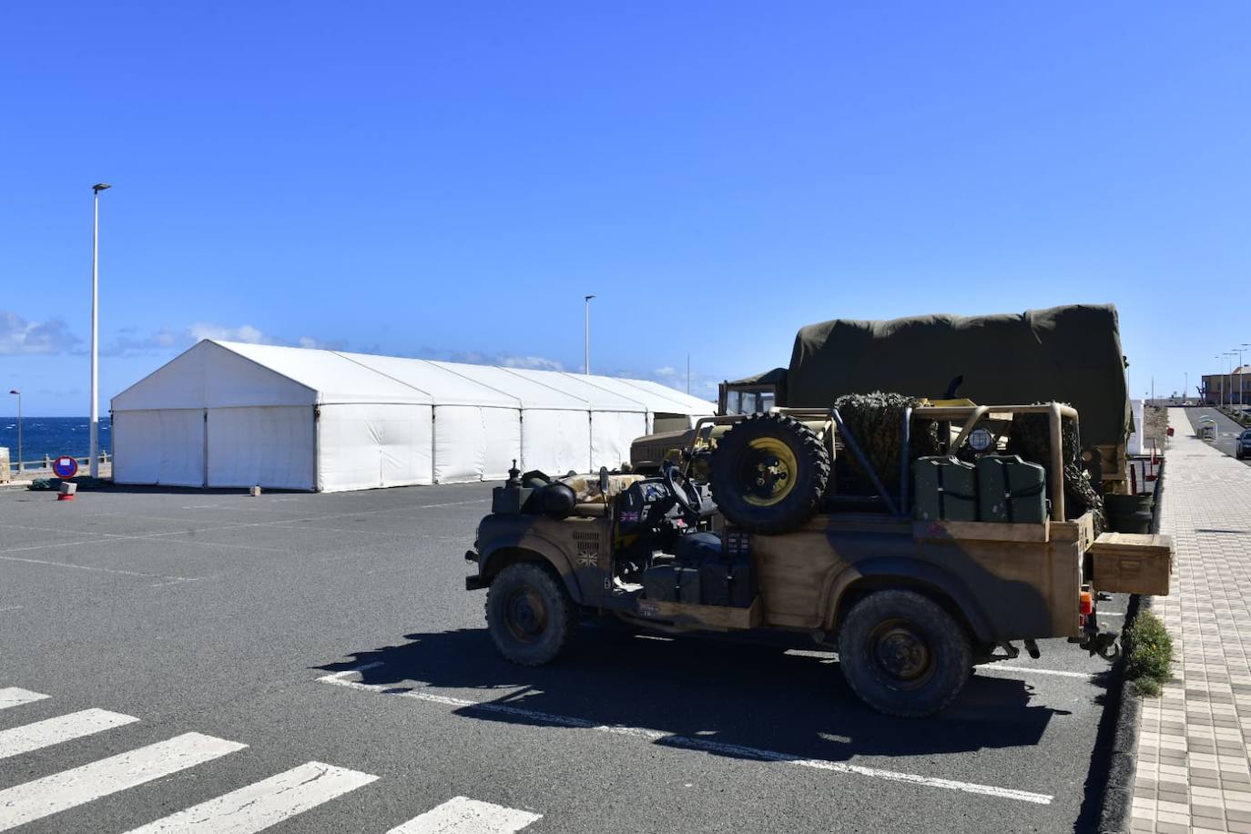 Fotos: Arinaga, a punto para el rodaje de la película de Jennifer Lopez