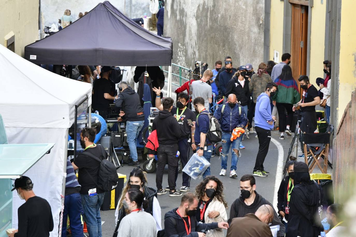 Fotos: The Mother focalizó buena parte del rodaje en las calles del barrio capitalino de San Juan