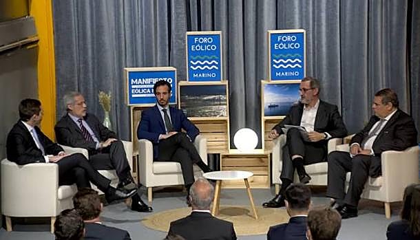 El presidente de Fedeport participa en la presentación del manifiesto por la eólica marina de España