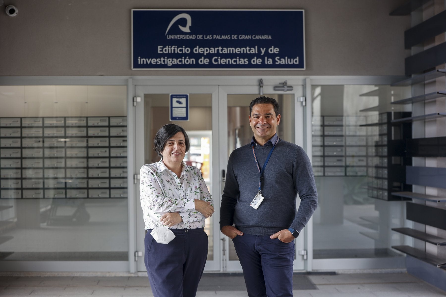 María Teresa Tejedor y Juan Alberto Corbera. 