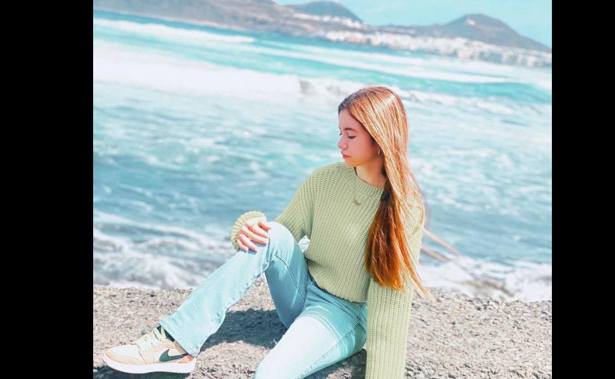 Foto de Lucy Páez en Gran Canaria publicada en sus redes sociales. 