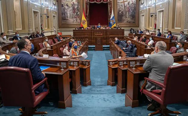 Imagen de archivo del Parlamento de Canarias. 