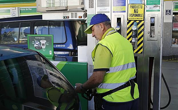 Imagen de una estación de servicio del archipiéalgo. 