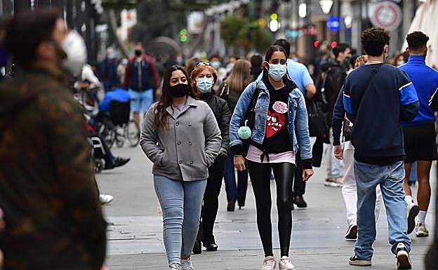 Imagen reciente de la transitada calle de Triana, en la capital grancanaria. 