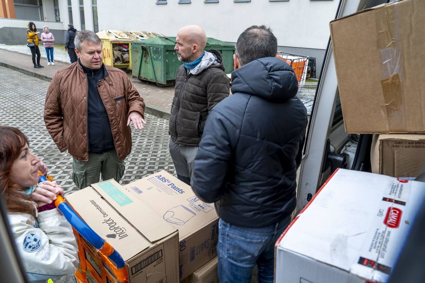 Fotos: Ayuda canaria en la frontera de Ucrania
