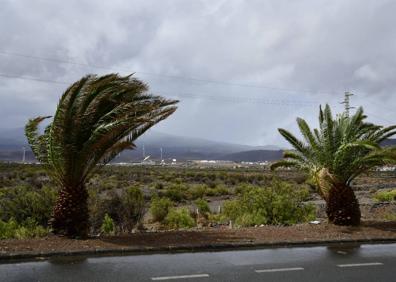 Imagen secundaria 1 - El sureste de Gran Canaria recibe el mal tiempo con lluvia y viento