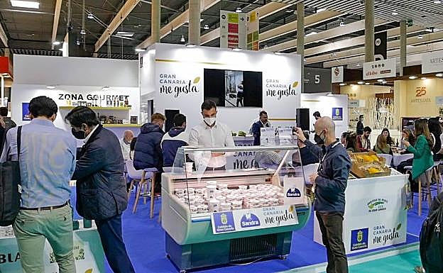 El estand de Gran Canaria Me Gusta en la feria Barcelona Alimentaria de 2022. 