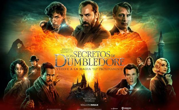 Póster oficial de la película 'Animales fantásticos: Los secretos de Dumbledore' 
