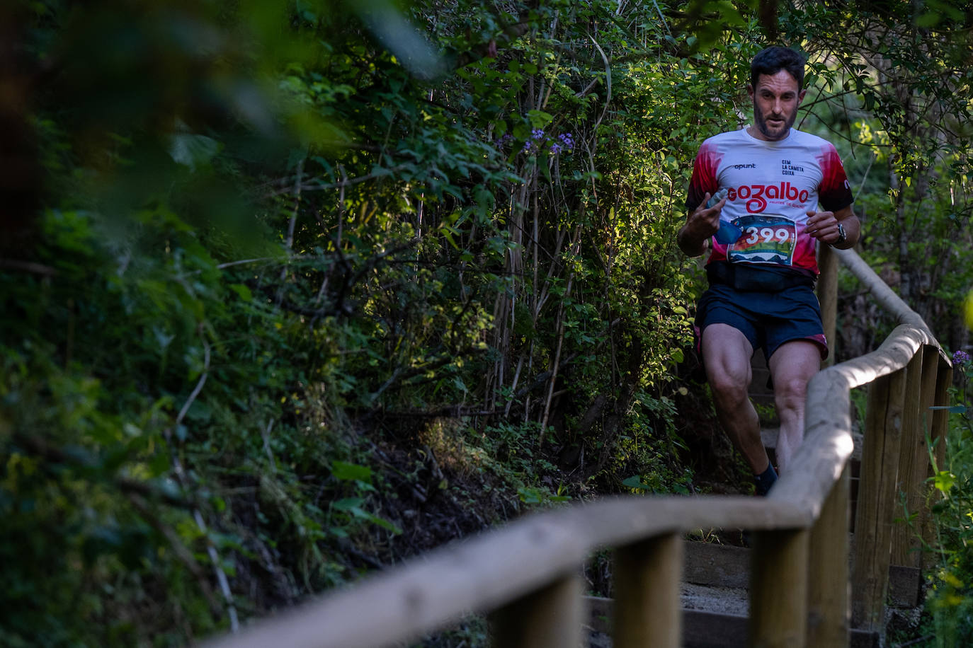 David Vidal, ganador de la prueba masculina. 