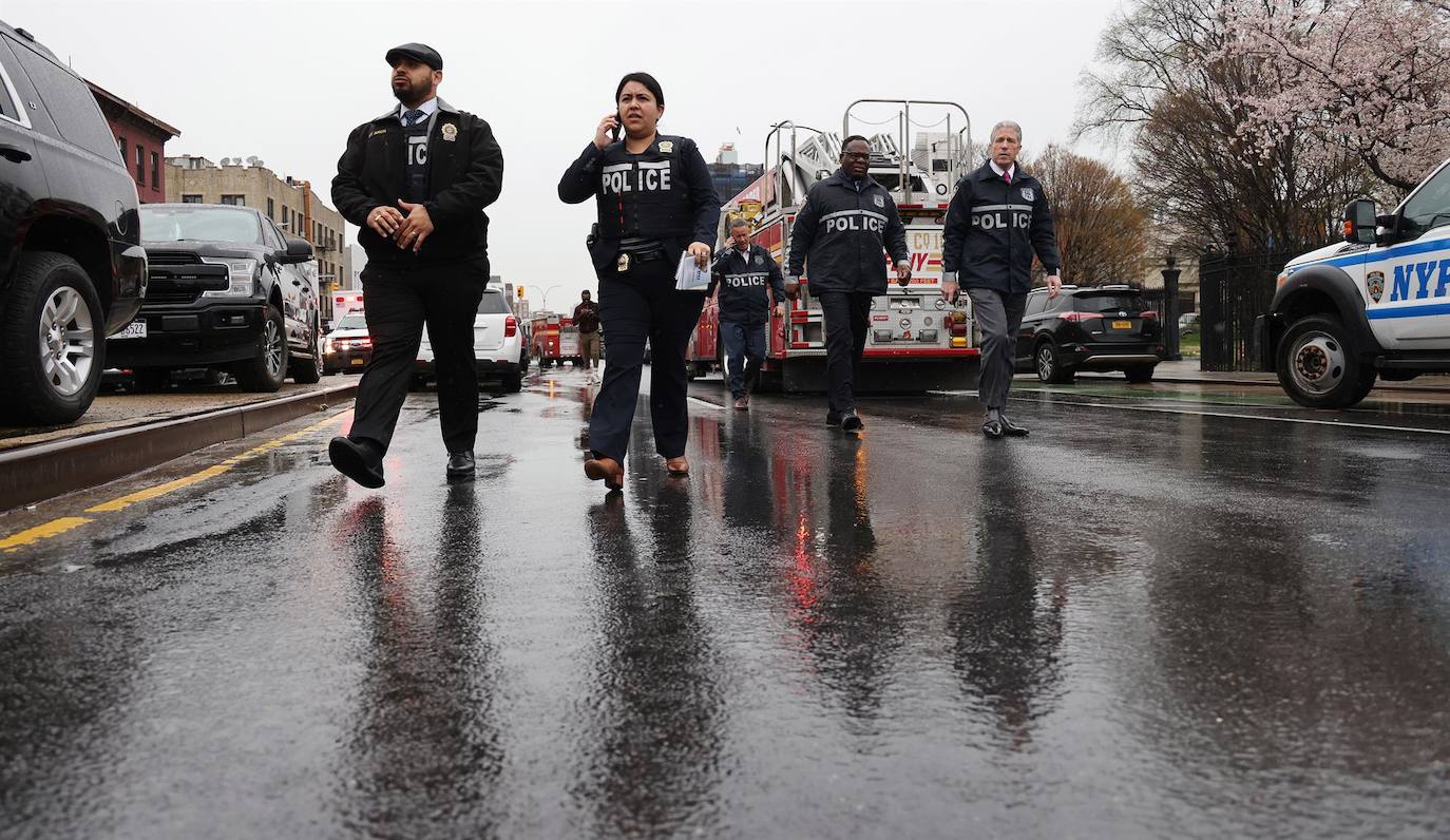 Fotos: Miedo en Nueva York por el ataque en el metro