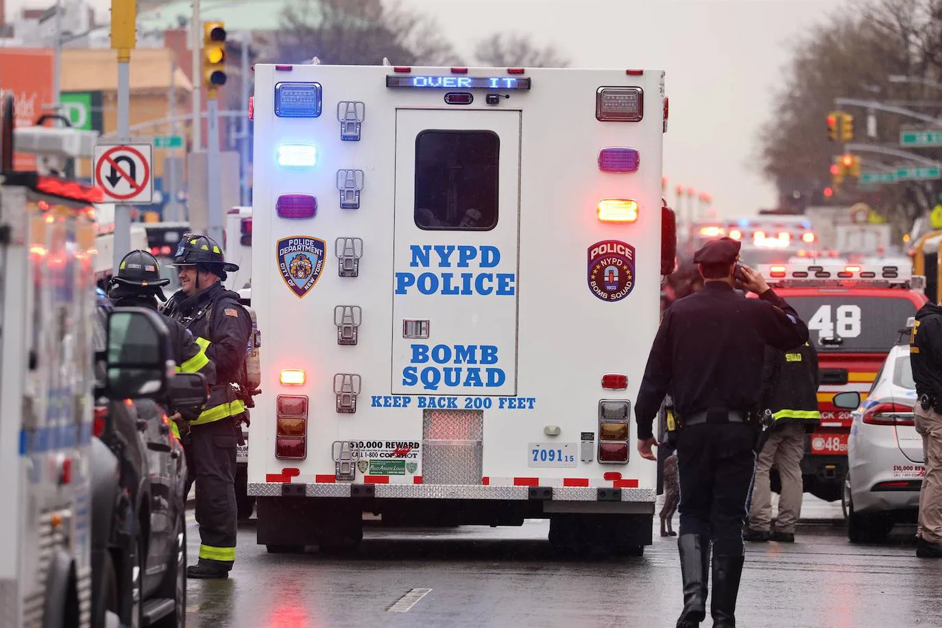 Fotos: Miedo en Nueva York por el ataque en el metro 