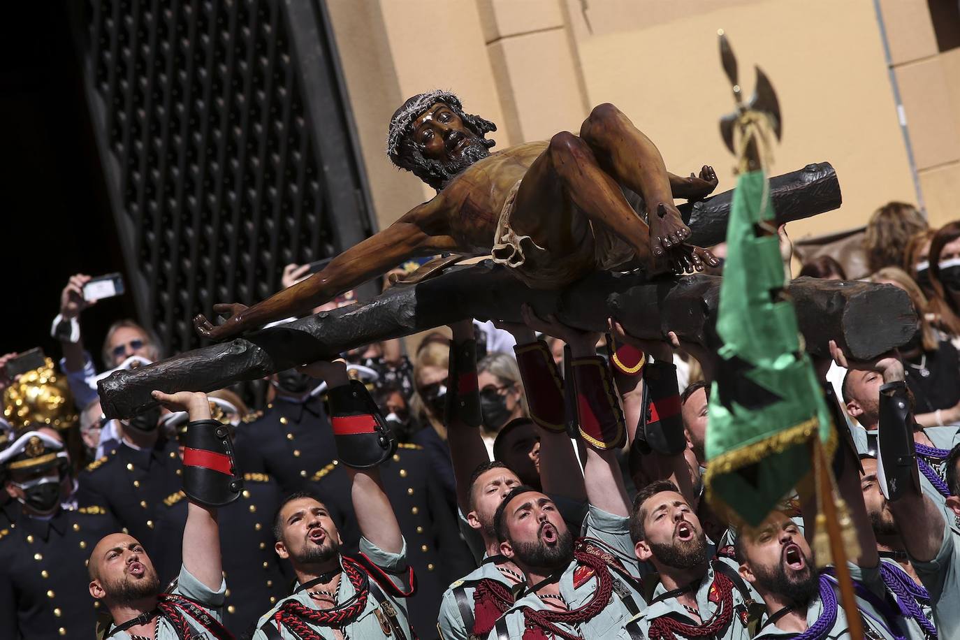 Fotos: Procesión del Cristo con la Legión en Málaga