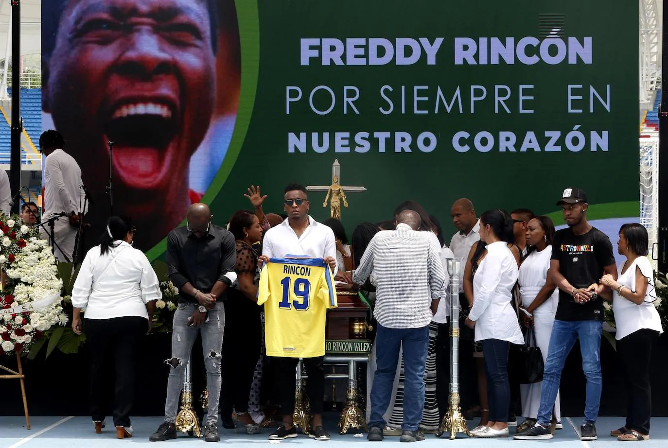 Fotos: Homenaje a Freddy Rincón
