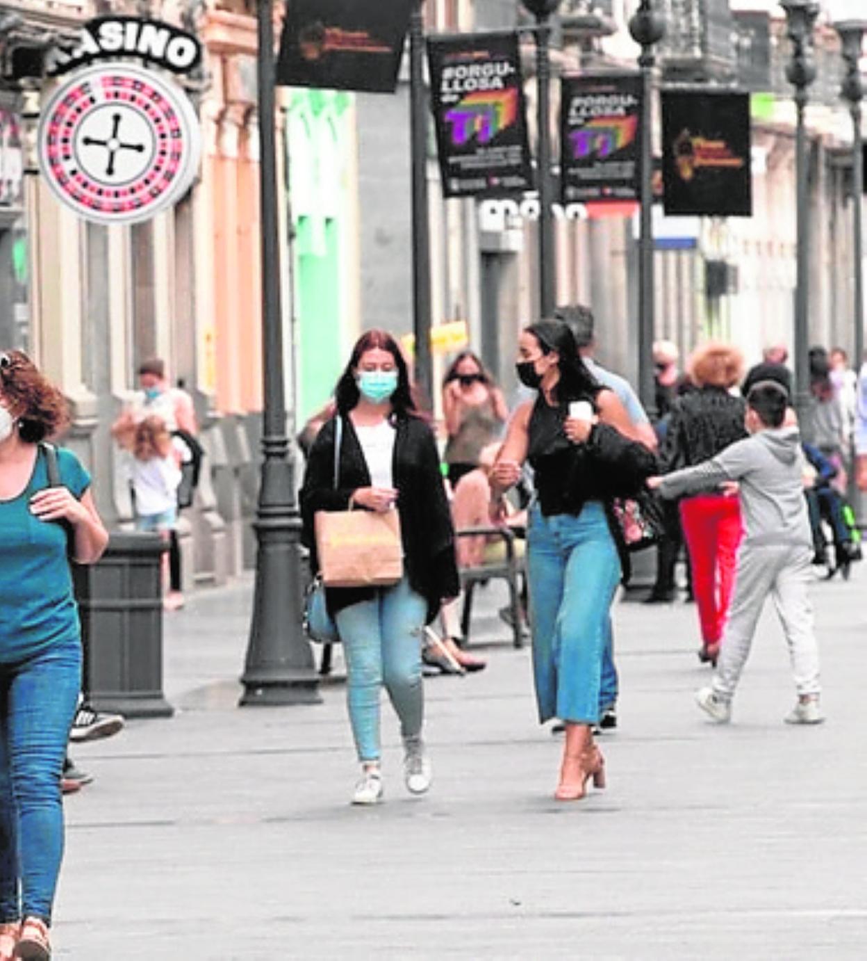 Imagen de la calle Triana. 