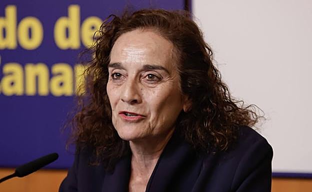 Consuelo Trujillo, actriz que interpretará a 'Bernarda', en la presentación de la obra de Lorca. 