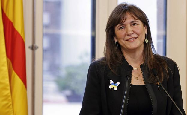 La presidenta de la Cámara catalana, Laura Borràs.