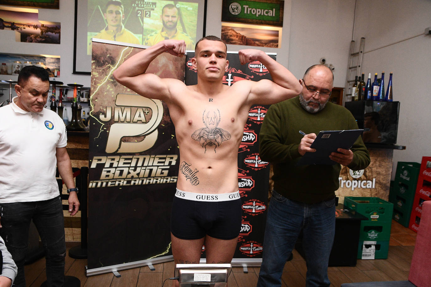 Fotos: Pesaje oficial de boxeo