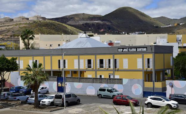 Vista del colegio José Tejera donde se produjeron los supuestos hechos denunciados. 
