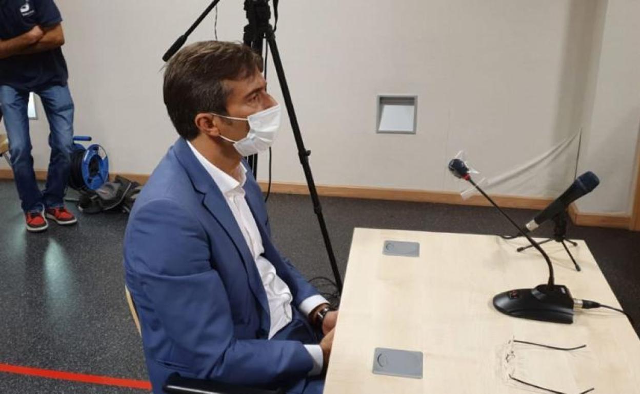 Momento del juicio fallido en 2020 por la incautación de la desaladora. 