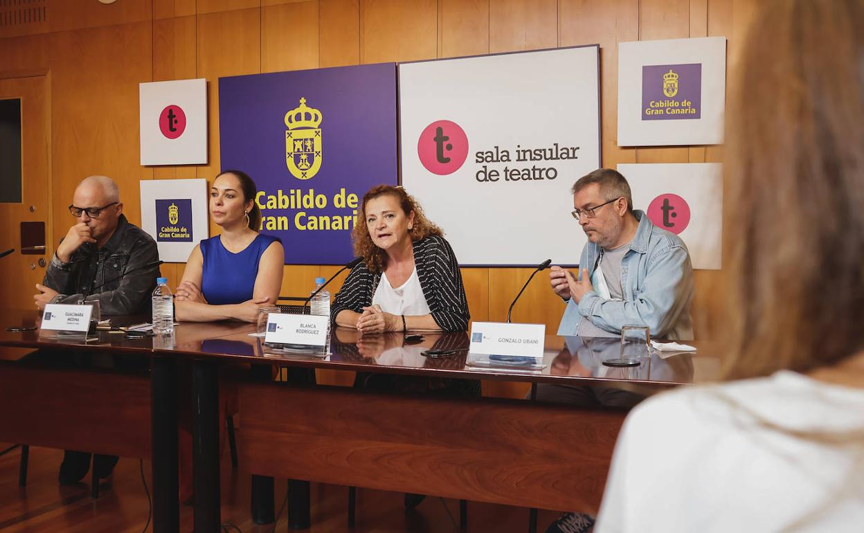 Presentación de la Muestra, este lunes, en el Teatro Cuyás. 