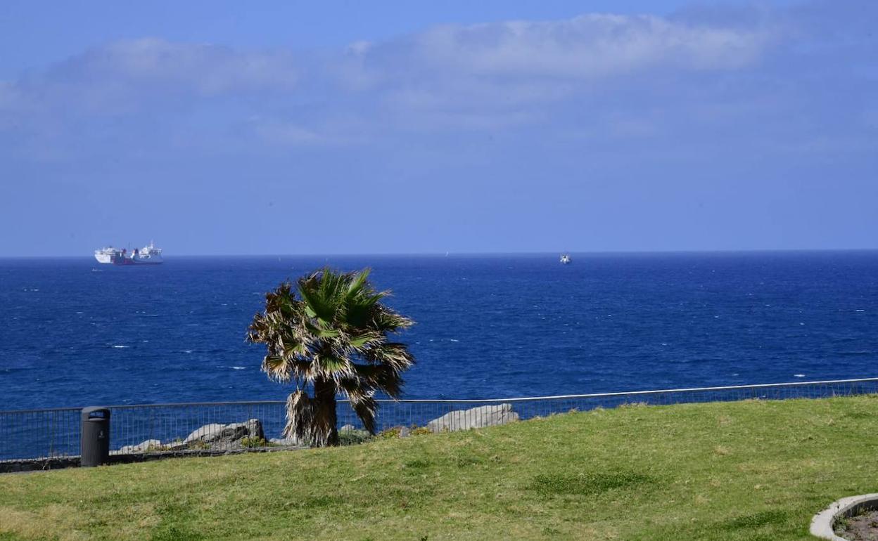Imagen de la costa grancanaria de este domingo. 