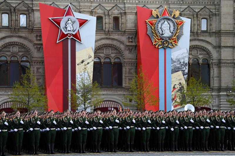 El ejército ruso, protagonista del desfile del Día de la Victoria.