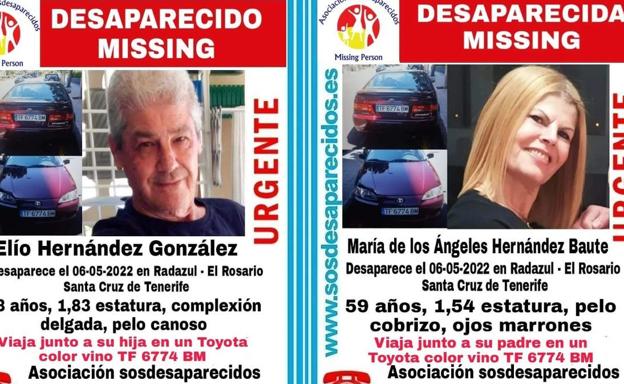 Buscan a un padre y su hija que desaparecieron el pasado viernes en Canarias 