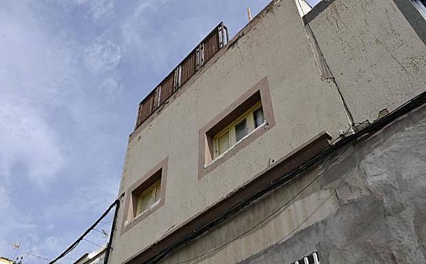 Planta alta de la vivienda en donde se alojaba Paco, el asesino confeso de su tía Angelines. 