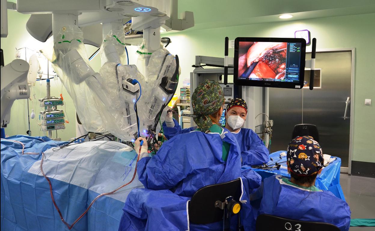 Un momento de la intervención. 