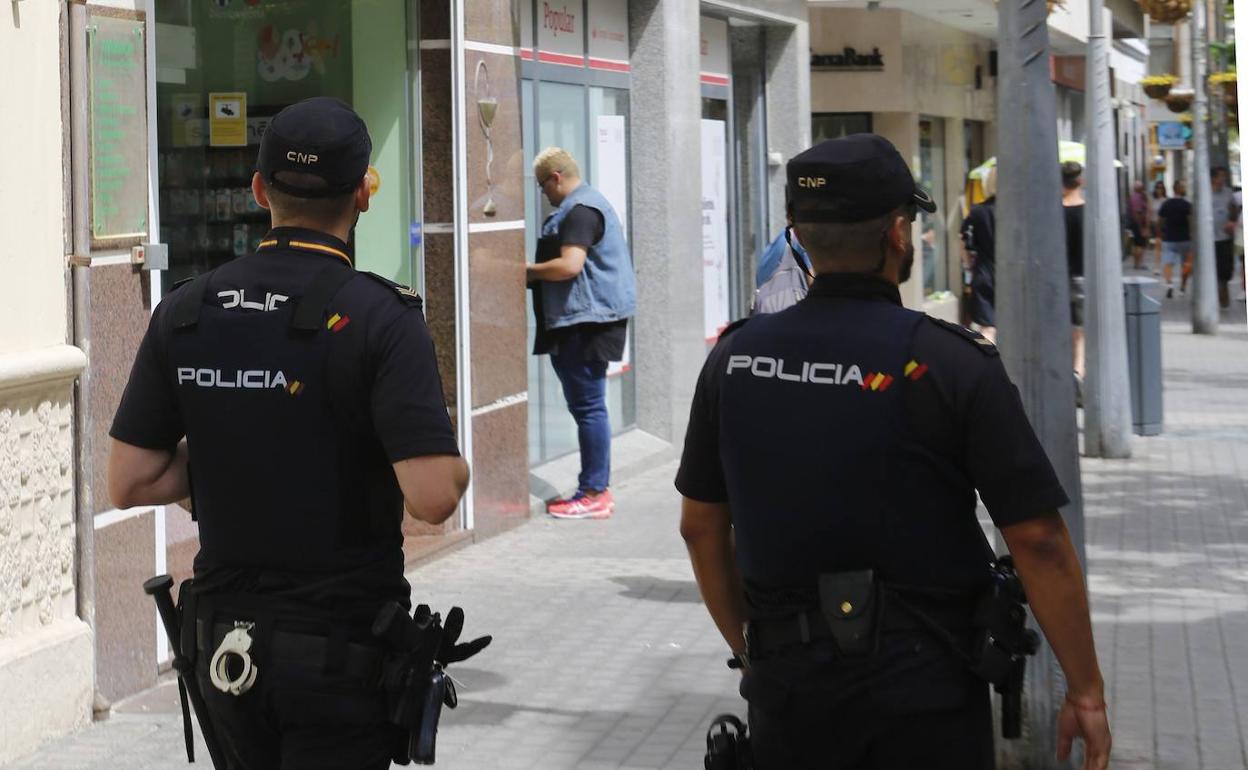 Agentes de la Policía nacional, en una imagen de archivo. 