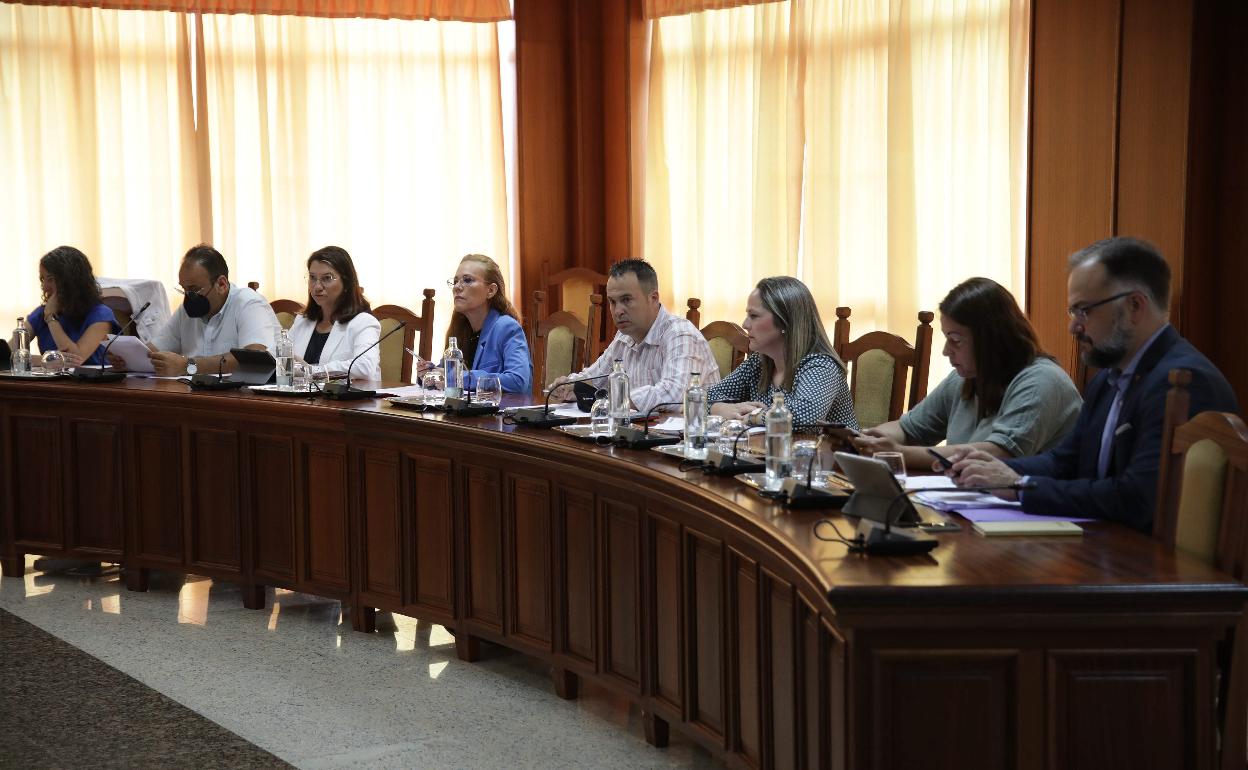 Pleno de este lunes en el Cabildo. 